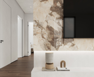 Керамогранит Laparet Exence beige бежевый полированный (80х160)